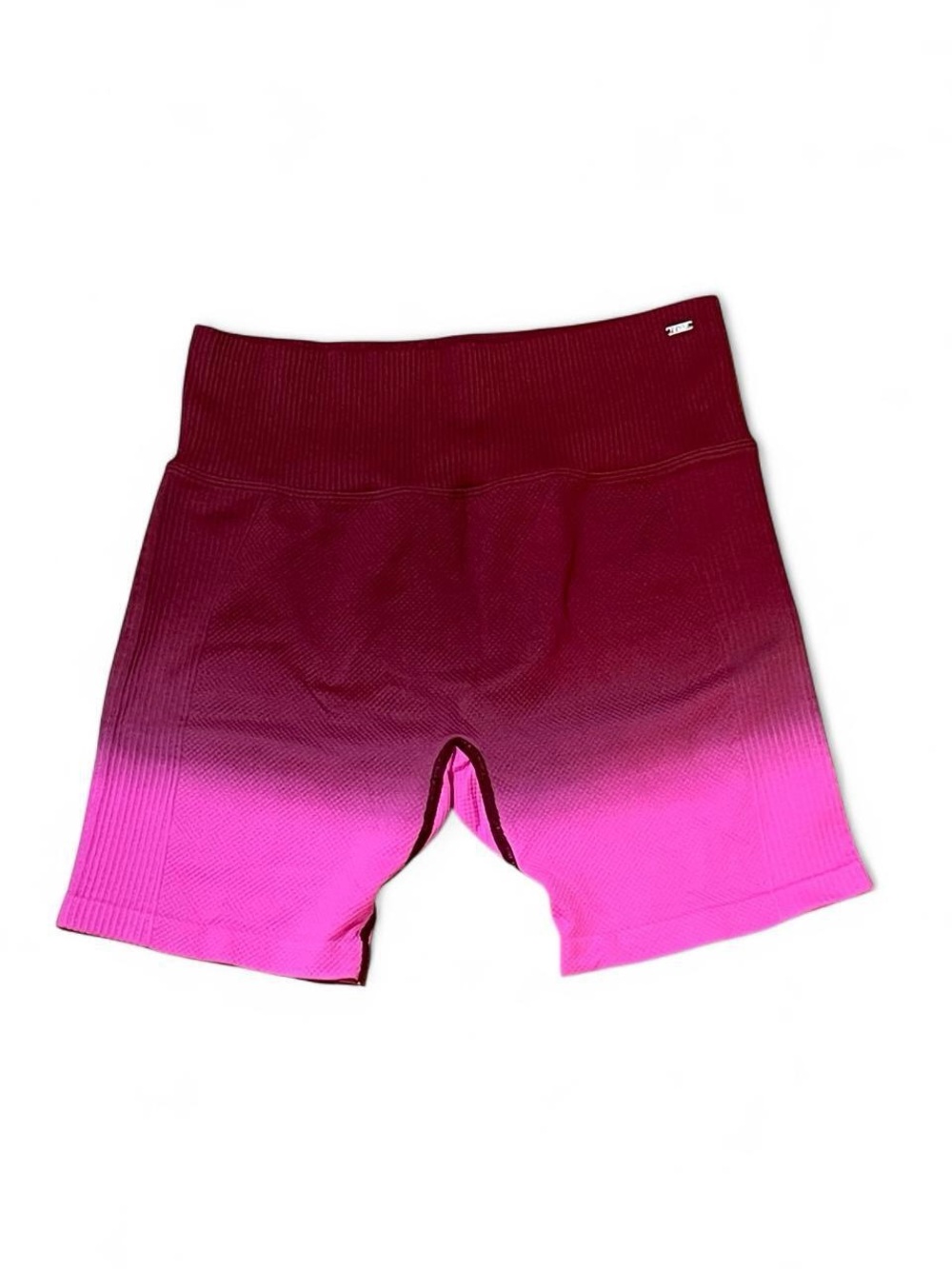 PINK Victoria's Secret Ombre High-Waist Bike Shorts - Wine to Hot Pink